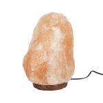 Lampe de sel dhimalayas - by sigris - 19413 - orange - 29 x 18 cm - led int�gr�e