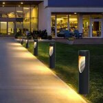 Lampes solaires dextrieur - amoune - lot de 2 - blanc chaud - tanche ip65 - clairage jardin