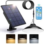 Lampe solaire dext�rieur - zor� - t�l�commande - dimmable - minuterie - batterie 5000 mah - �tanch�it� ...
