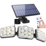 Lampe solaire exterieur Économie dénergie applique murale 138 led detecteur mouvement ip65 étanche éclairage ... Lampe solaire exterieur Économie dénergie applique murale 138 led detecteur mouvement ip65 étanche éclairage ...