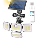 Lampe solaire extérieur - audburn - 333led - 3modes - détecteur de mouvement ip65 Étanche Lampe solaire extérieur - audburn - 333led - 3modes - détecteur de mouvement ip65 Étanche