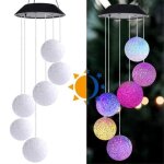 Lampe solaire exterieur?lustre coloré boule de particules led?suspension décorative de jardin extérieur?boule ... Lampe solaire exterieur?lustre coloré boule de particules led?suspension décorative de jardin extérieur?boule ...