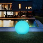 Lampes solaires ext�rieures led ip67 �tanches 30cm boule solaire 9 modes couleur pour jardin d�coration ...