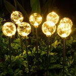 Lampes solaires de jardin - 2pcs - ip65 Étanche - extérieur lampe torche de jardin pour chemins pelouse ... Lampes solaires de jardin - 2pcs - ip65 Étanche - extérieur lampe torche de jardin pour chemins pelouse ...