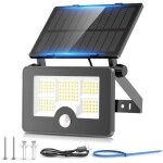 Lampes solaires de sécurité dextérieur avec détecteur de mouvement projecteur rechargeable par usb lampe ... Lampes solaires de sécurité dextérieur avec détecteur de mouvement projecteur rechargeable par usb lampe ...
