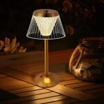 Lampe de table à gradation tactile led cristal atmosphère lumière rechargeable sans fil veilleuse café ... Lampe de table à gradation tactile led cristal atmosphère lumière rechargeable sans fil veilleuse café ...