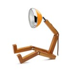 Lampe de table mr. wattson - piffany copenhagen - mr. wattson - orange mc laren -