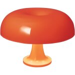 Lampe de table - nessino - orange - plastique - 1 ampoule - design contemporain