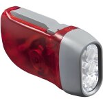 Lampe torche de poche rechargeable système dynamo à 3 led Lampe torche de poche rechargeable système dynamo à 3 led