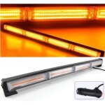 Barre de toit � led orange 12v 72w 59cm lumi�re stroboscopique feu davertissement balise de s�curit� ...