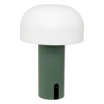Lampe usb dextrieurled jany vert olive h22cm - atmosphera createur dinterieur