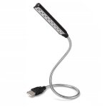 Lampe usb ordinateur flexible 8 led - daffodil ult05 - branchement sur port usb pour �clairer clavier ...