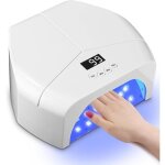 Lampe uv / led 298w pour ongles gel - 72 leds capteur automatique vernis semi permanent[o28]