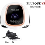 Lampe uv led pour ongles blueque v3 - 168w - 42 led - double source de lumire - capteur automatique ...