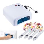 Lampe uv ongles 36w netboat - schage rapide et protection contre les brlures
