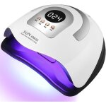 Lampe uv ongles gel 380w 81 led lumi�res s�chage rapide professionnel s�che automatique machine grand ...