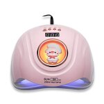 Lampe uv ongles manucure 268 watts sun s8 pro strong dual led rose