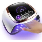 Lampe uv sche ongles168w uv led schoir  ongles professionnel automatique4 minuteries 30 / 60 / 90 ...