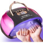 Lampe uv sche ongles256w uv led schoir  ongles professionnel automatique4 minuteries 30 - 60 - 90 ...