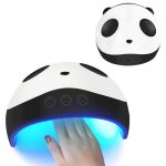 Lampe uv  vernis  ongles en forme de panda - 36w 12led - 3 vitesses - fonction dinduction