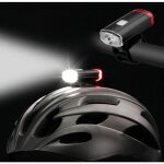 Lampe de vélo lampe de casque de vélo double lampe de vélo lumineuse avant et arrière rechargeable par ... Lampe de vélo lampe de casque de vélo double lampe de vélo lumineuse avant et arrière rechargeable par ...