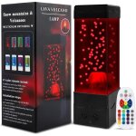 Lampe volcan lampe � lave rouge 16 couleur lampe dambiance veilleuse pour chambre denfant lampe de lecture ...