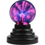 Lampe - xvx - boule plasma lumineuse - tactile - usb et batterie - multicolore