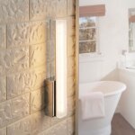 Lampenwelt applique led pour salle de bain julie