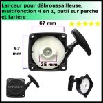 Lanceur 02 plots pour dbroussailleuse / tarriere