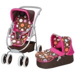 Landau combi poussette 2 en 1 poupee poupon - dim 55x43cm - hauteur poignee 43 - 82 cm Landau combi poussette 2 en 1 poupee poupon - dim 55x43cm - hauteur poignee 43 - 82 cm