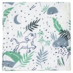 Lange bb en coton roi lion star - maxi lange 110x110 cm