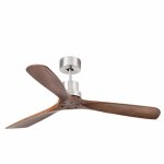 Lantau dc ventilateur de plafond noyer fonc non clair  132 cm 33370dc