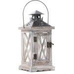 Lanterne en bois lanternes � bougies vintage centres de table de mariage rustiques d�coratifs lanterne ...