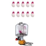Lanterne  gaz portableeclairage camping etanche avec 10 manchons lampe pour camping bivouac randonnepuissanc ...