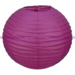 Lanterne japonaise - boule en papier - fuchsia - diamtre 35 cm - dcoration dambiance - intrieur