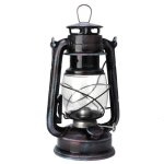 Lampe à pétrole - kimiss - vintage - fer forgé - 24 cm - haute luminosité Lampe à pétrole - kimiss - vintage - fer forgé - 24 cm - haute luminosité