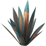 Lanterne solaire exterieur jardin tequila sculpture rustique m�tal agave plante iron art agave sculpture ...