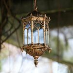 Lanterne suspendue lampe e27 cour extérieure porche patio jardin bronze lampe Étanche Lanterne suspendue lampe e27 cour extérieure porche patio jardin bronze lampe Étanche