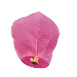 Lanterne volante - rose - papier ininflammable et biodgradable - anniversaire