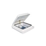 Lanterneau - fiamma - vent - 40x40cm - manivelle - rsistant aux uv