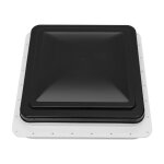 Lanterneau de toit rv 35x35cm avec ventilateur - fen�tre de toit universelle 14x14 anti - uv et moustiquaire ...