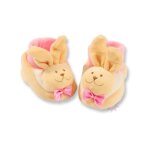 Lapin baby - bow rose chaussons souples chaussettes �pais naissance b�b� 0 / 6 mois