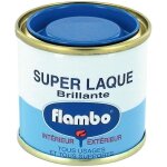 Peinture - avel - laque glycro flambo - 50 ml - blanc - brillant - intrieur / extrieur