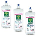 Larbre vert liquide vaisselle mains peaux sensibles biberon 750 ml - lot de 3 flacons