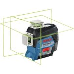 Laser ligne 12v gll 3 - 80 cg vert + batterie gba 2ah + chargeur gal 1230 cv bosch 0601063t00