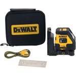 Laser multiligne - dewalt - dcle14201gb - xj - faisceau vert - rechargeable usb - porte 30 m