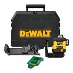 Laser multilignes dewalt vert 3x360 18v - sans batterie ni chargeur - dcle34031n - xj