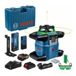 Laser rotatif bosch professional grl 650 chvg avec batterie piles cellule lunettes supports platine en ...