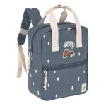 Sac  dos - lssig - happy prints mini square - bleu gris - 21x26x105 cm - enfant mixte