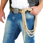 Lasso corde nud cowboy western 2. 4m nature